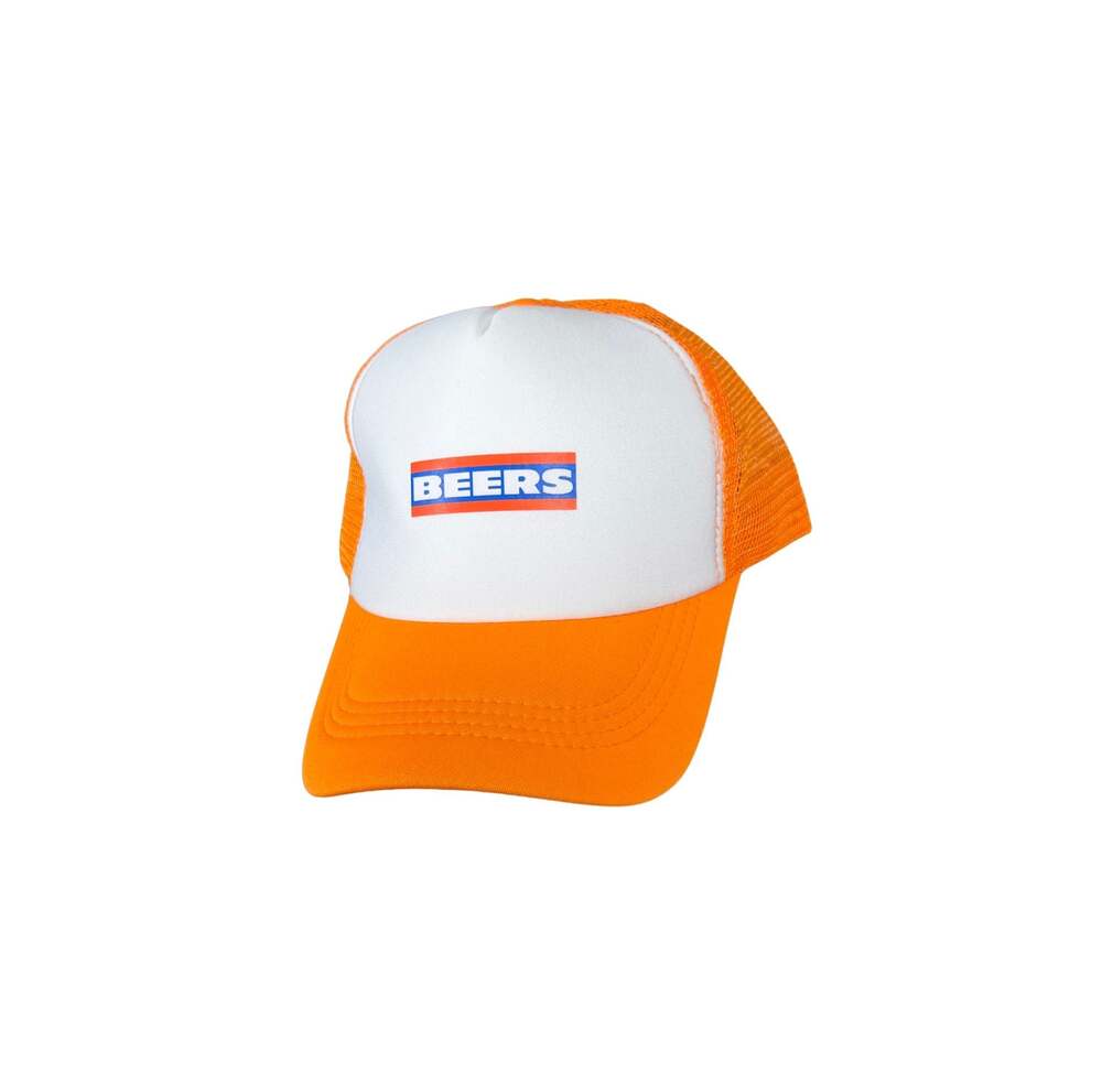 Beers' Graphic Mesh Trucker Snapback Hat